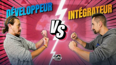 Podcast vidéo développeur vs intégrateur